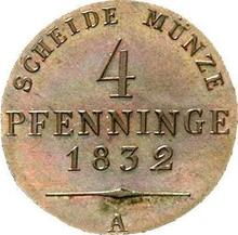 4 пфеннига 1832 A  