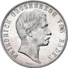 1 florín 1857    "Visita a la casa de moneda"