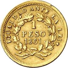 1 песо 1861 So  