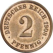 2 Pfennig 1908 J  