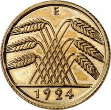 10 Reichspfennig 1924 E  