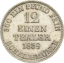 1/12 Taler 1859  B 