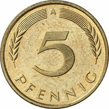 5 Pfennig 1993 A  