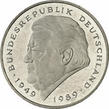 2 марки 1996 J   "Франц Йозеф Штраус"
