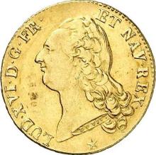 Doppelter Louis d'or 1786 W  