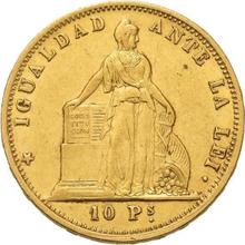 10 peso 1867 So  