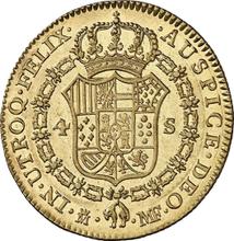 4 escudos 1794 M MF 