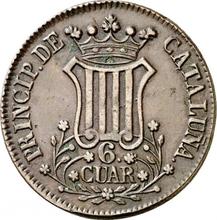 6 cuartos 1840    "Cataluña"