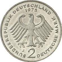 2 Mark 1975 J   "Konrad Adenauer"