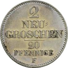 2 Neu Groschen 1854  F 