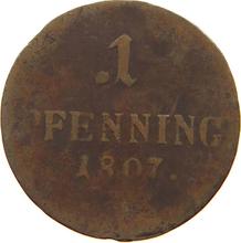 1 пфенниг 1807   