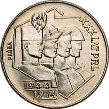 20 eslotis 1974 MW  WK "30 aniversario de la República Popular de Polonia" (Pruebas)
