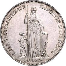 Gulden 1863    "Badische Landesschießen"