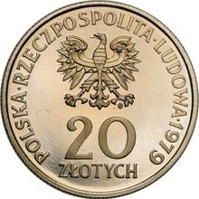 20 złotych 1979 MW   "Międzynarodowy Rok Dziecka" (PRÓBA)