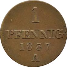 1 пфенниг 1837 A  