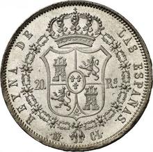 20 Reales 1849 M CL 