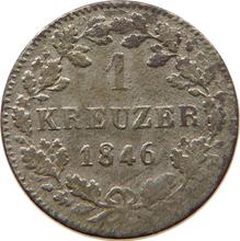 1 крейцер 1846   