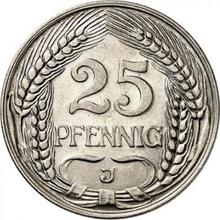 25 Pfennig 1912 J  