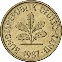 5 Pfennig 1987 D  