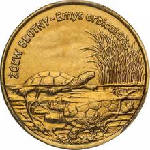 2 złote 2002 MW  AN "Żółw błotny"