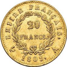 20 francos 1809 A  