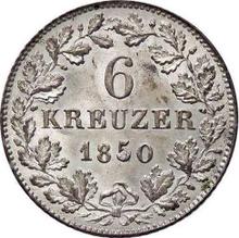 6 Kreuzers 1850   
