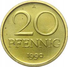 20 Pfennige 1990 A  