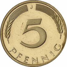 5 Pfennige 1971 J  