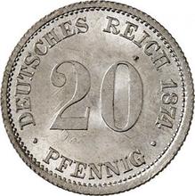 20 fenigów 1874 D  