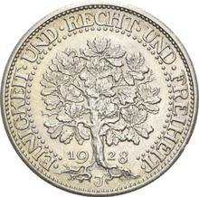5 Reichsmark 1928 J   "Oak Tree"