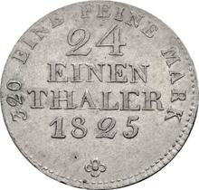 1/24 Thaler 1825  S 