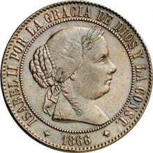 5 Centimos de Escudo 1866   