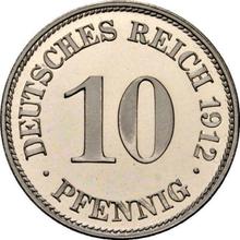 10 Pfennige 1912 E  