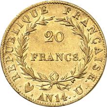 20 francos AN 14 (1805-1806) U  