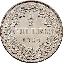 1/2 guldena 1850   