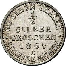 1/2 Silber Groschen 1867 C  
