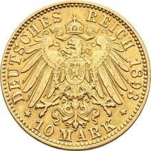 10 марок 1893 J   "Гамбург"