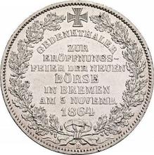 Thaler 1864 B   "Opening of stock exchange"