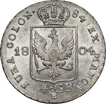 4 groszy 1804 B   "Śląsk"