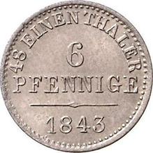 6 Pfennige 1843  S 