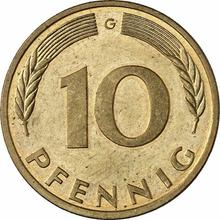 10 Pfennige 1992 G  