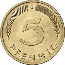 5 Pfennig 1979 G  