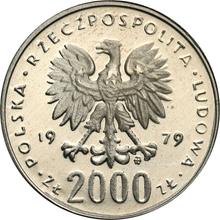2000 złotych 1979 MW   "Mikołaj Kopernik" (PRÓBA)
