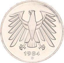 5 марок 1984 D  