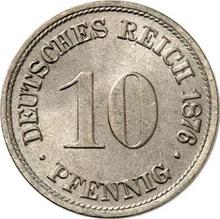 10 fenigów 1876 D  