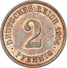 2 Pfennig 1904 E  