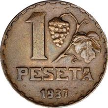 1 peseta 1937    (Prueba)
