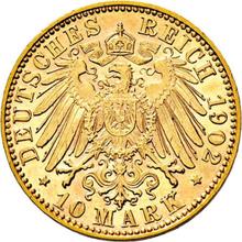 10 marcos 1902 E   "Sajonia"