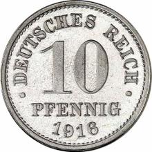 10 Pfennig 1916 E  