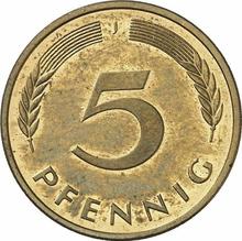 5 Pfennig 1992 J  